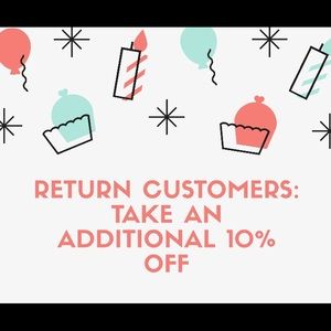 🎈🎉Loyality Sale for Returning Customers🎉❤️